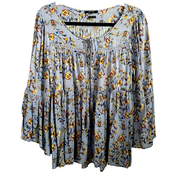 Miss Me Babydoll Top - Picture 1 of 8